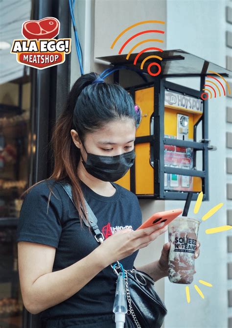 PISO WIFI AT ALA EGG MEATSHOP ‼️ ️  .